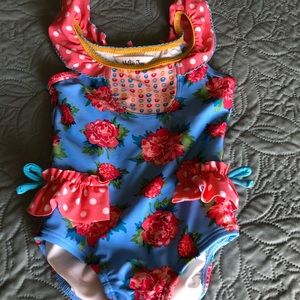 Matilda Jane Floral Print One Piece Swimsuit